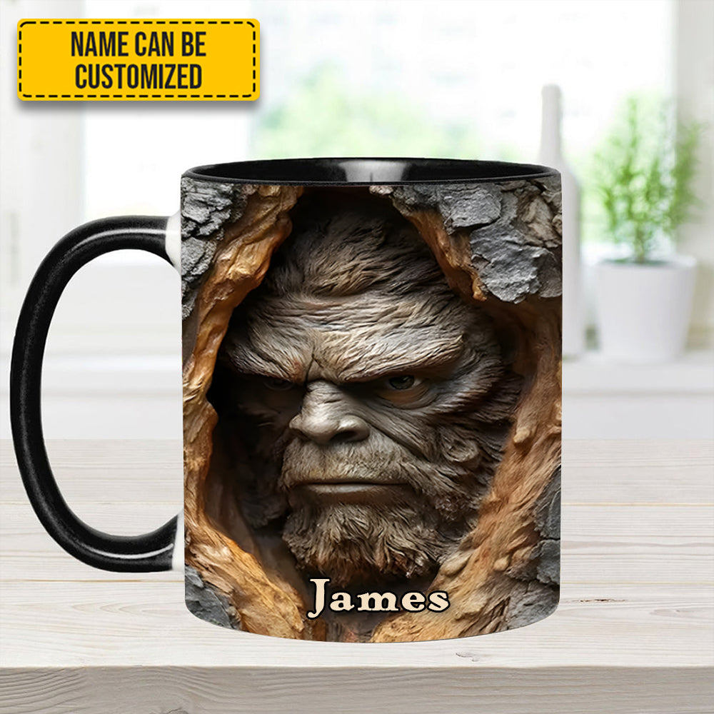 The Lurker – Personalized Bigfoot Accent Mug