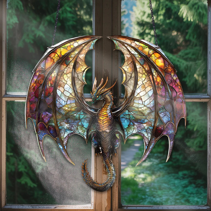 Fantasy Dragon Acrylic window - Personalized Acrylic Window