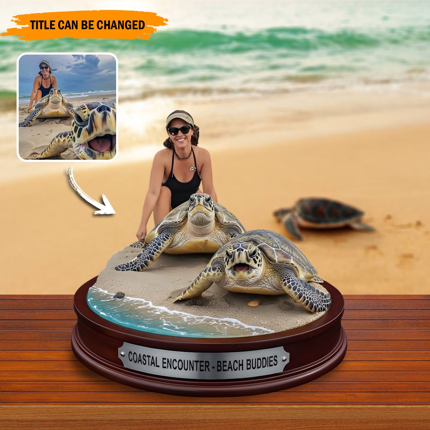 Sea Turtles & Me – Personalized Best Friend Acrylic Plaque