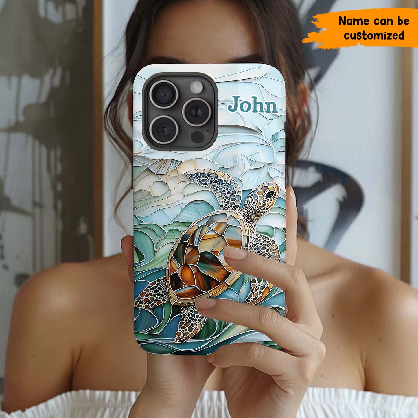 Sea Turtle - Personalized Turtle Phone Case