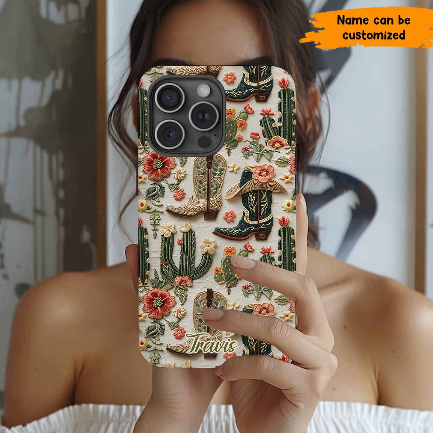 Personalized CowBoy Cowgirl Phone Case