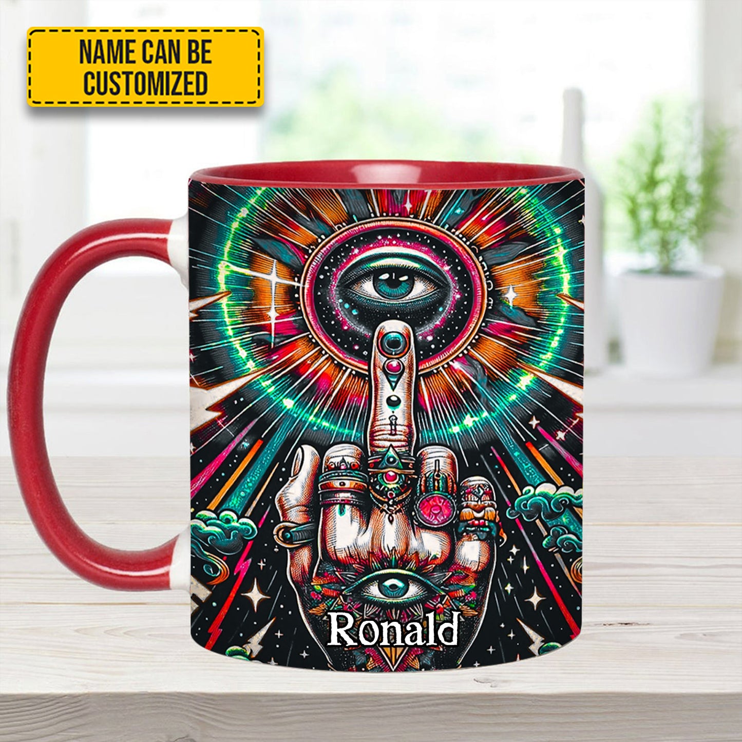 Psychedelic Rock – Personalized Accent Mug