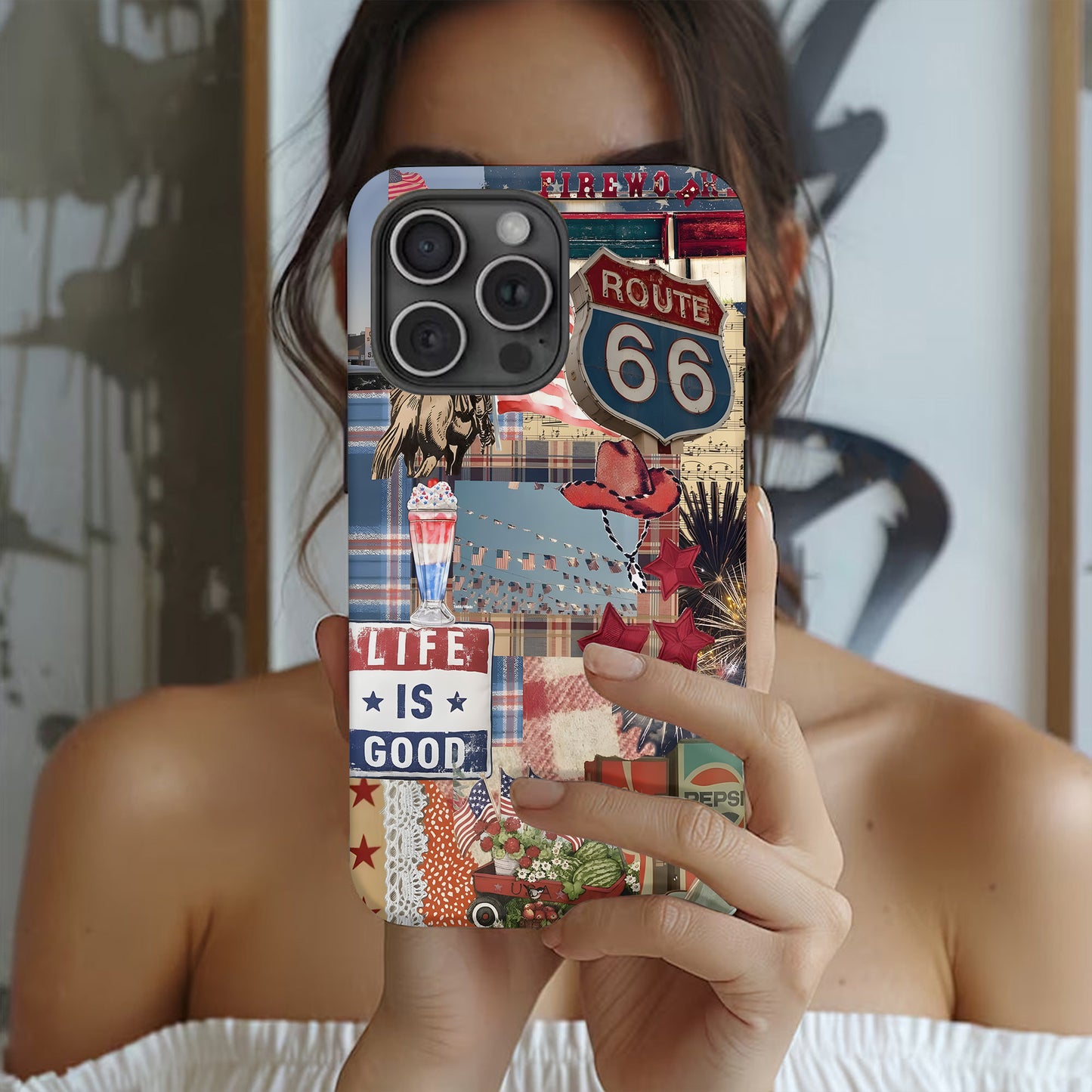 Life Is Good - Western Cowboy Phone Case