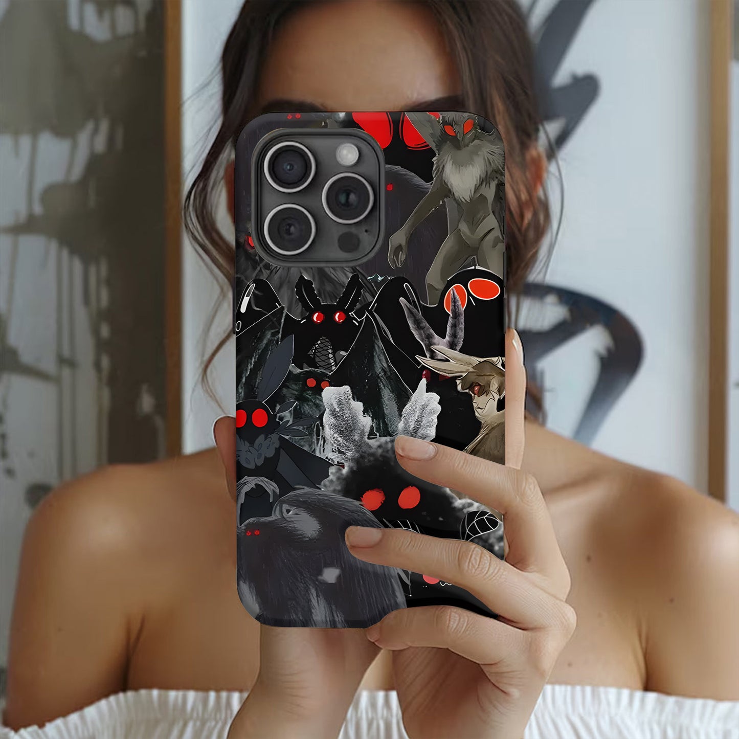 Cryptid Creatures Collage Phone Case