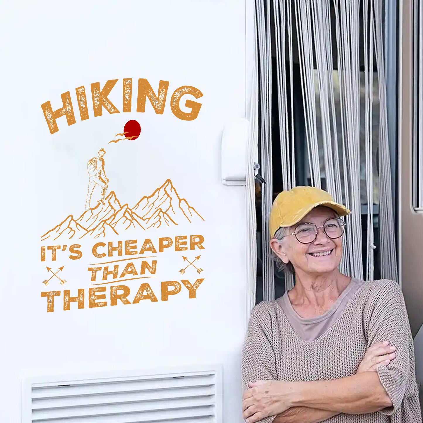 Mountain Retirement Dreams Decal, Decor Decal