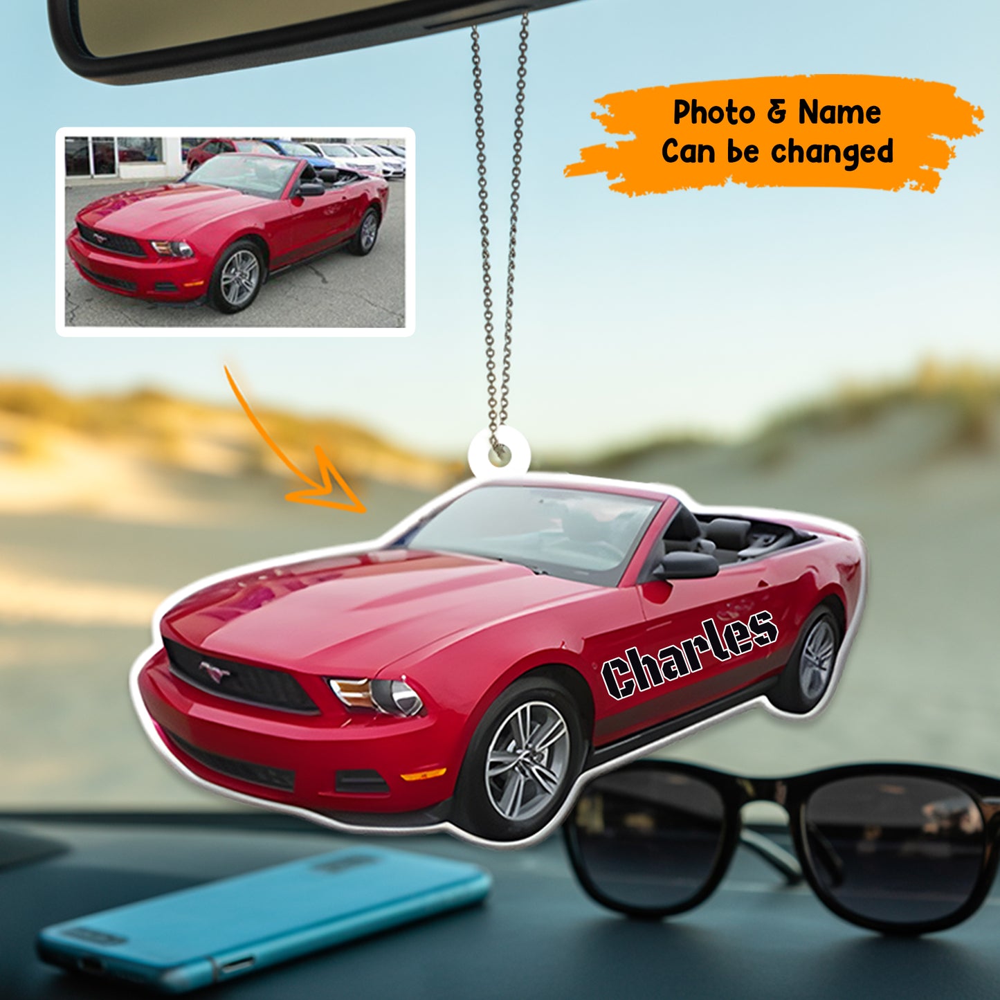 Car - Personalized Shape Car Ornament