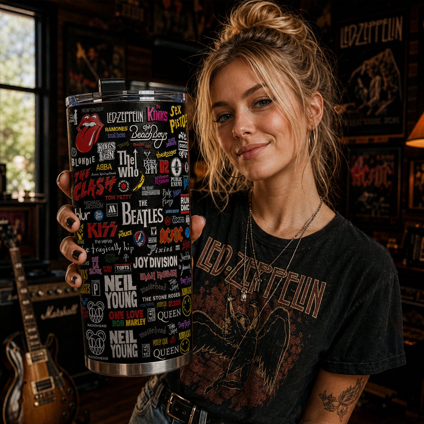 Rock Lovers - Classic Rock Legends Tumbler Version 18