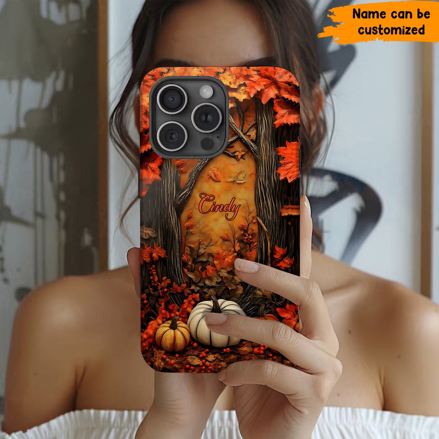 Personalized Autumn Forest Phone Case