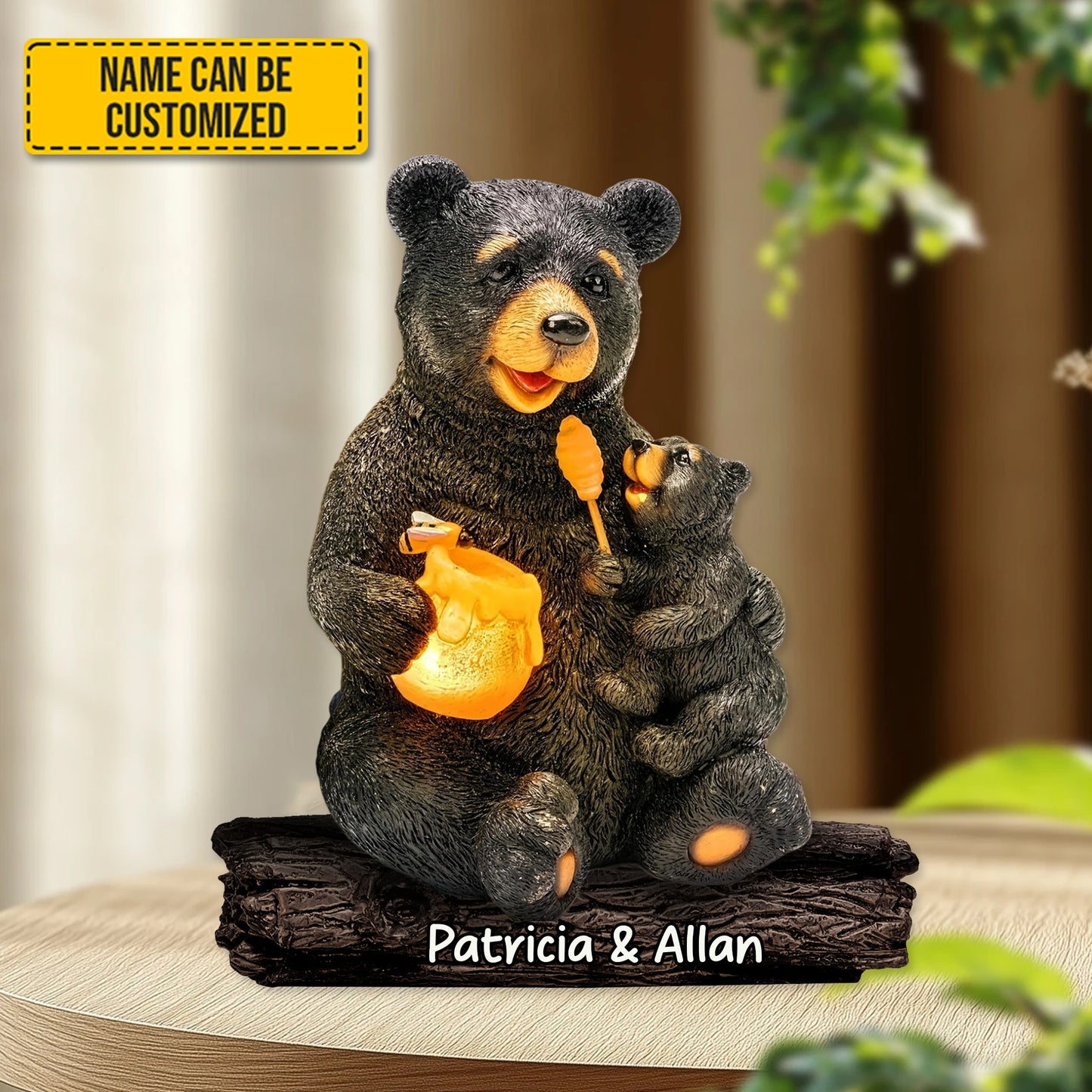 Mama Bear, Bear Family - Personalized Bear Acrylic Plaque