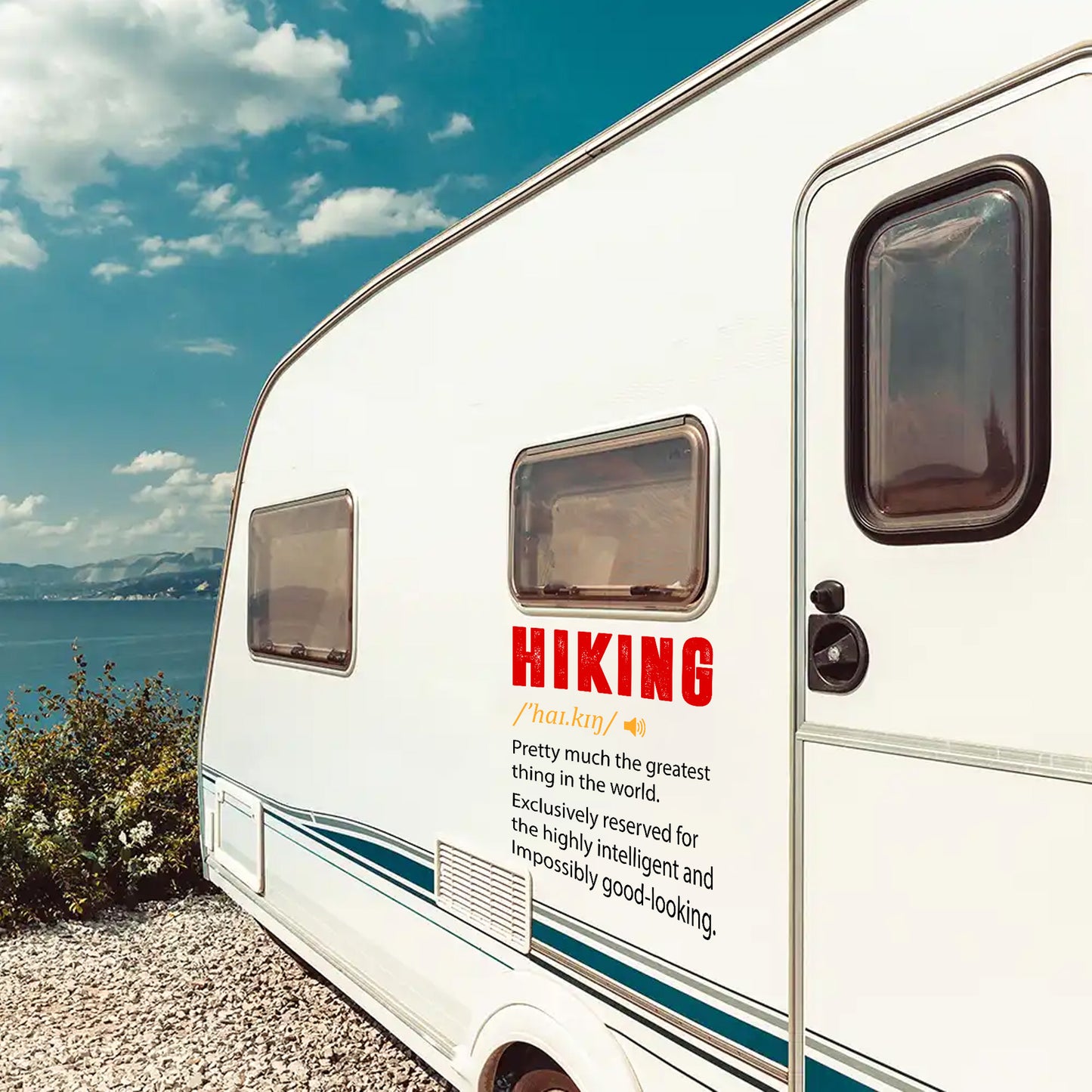 Hiking Definition Decal, Decor Decal