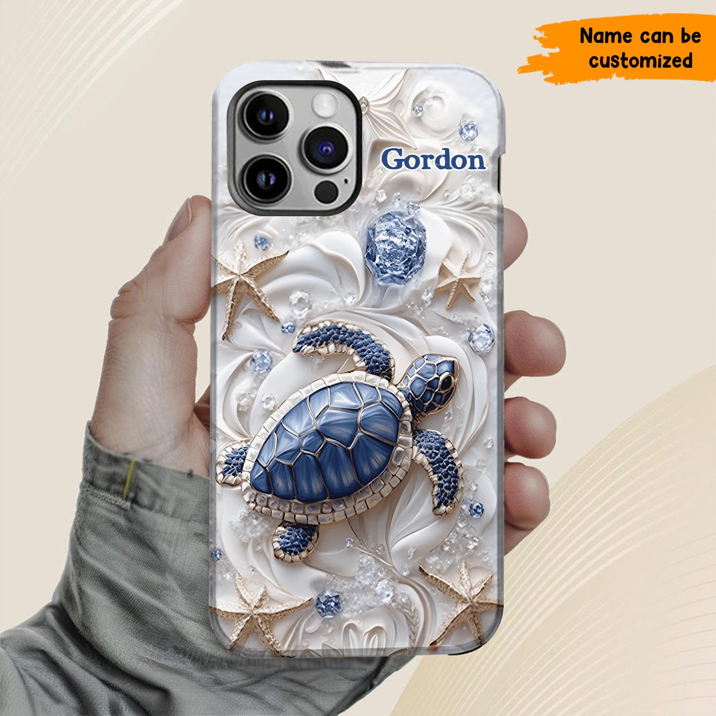 Love Turtle - Personalized Turtle Phone Case