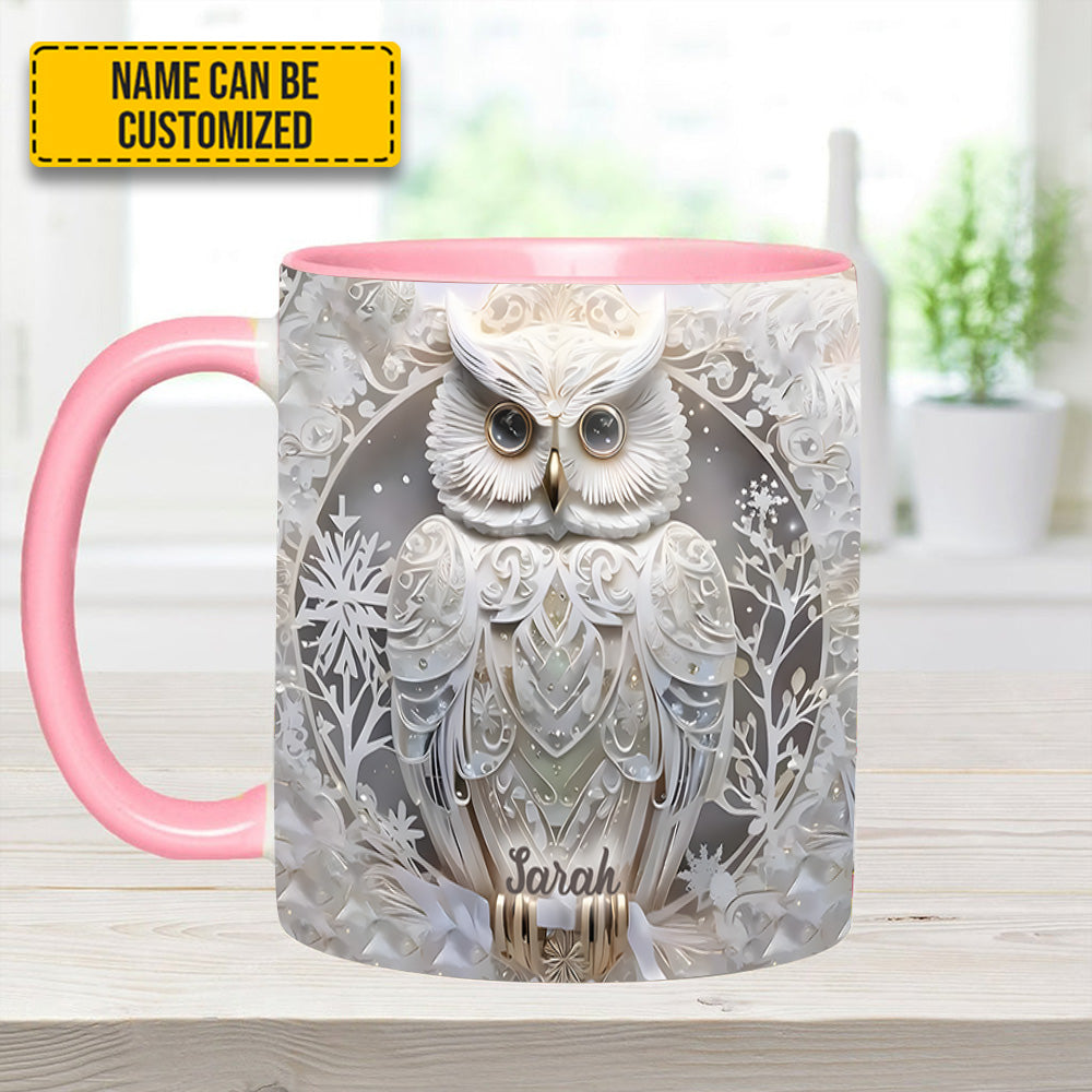 Love Owl - Personalized Accent Mug