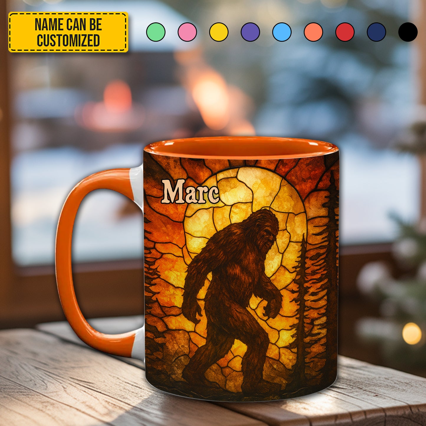 Fall Legend – Personalized Bigfoot Accent Mug