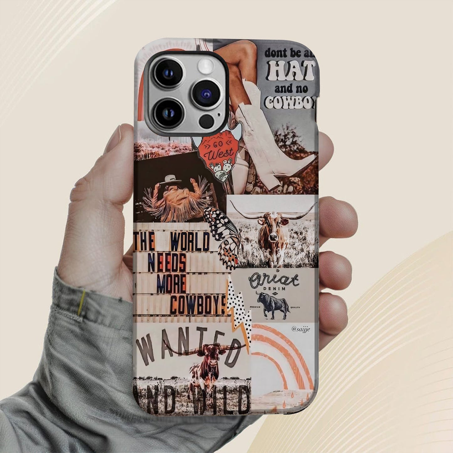 Wild West Spirit – Soft Western Aesthetic Phone Case