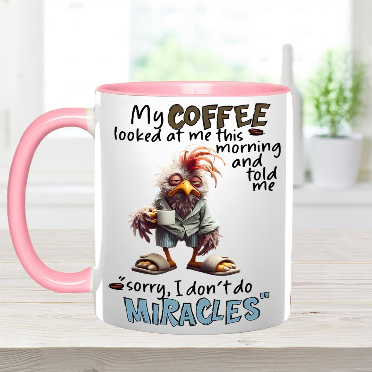 Chicken Funny Accent Mug