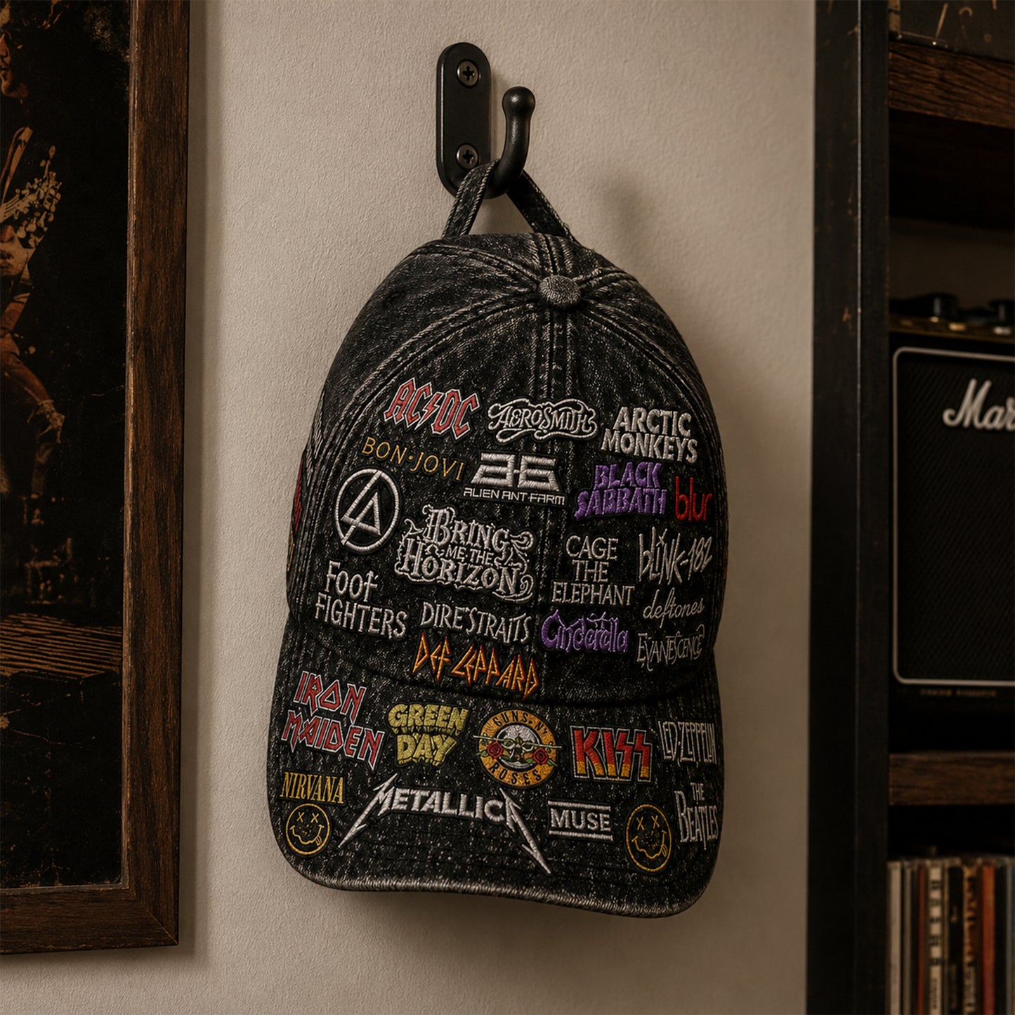 Legends Never Die – Vintage Rock Band All-Over Print Classic Cap