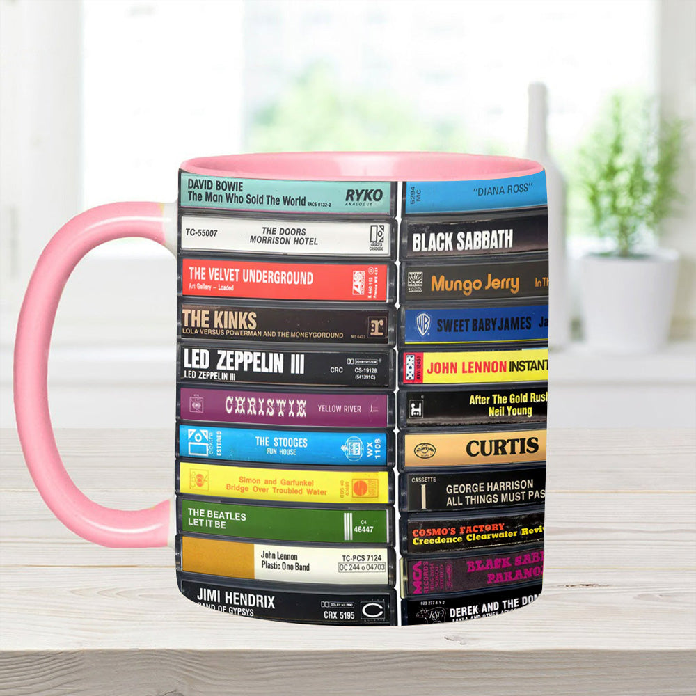Music from 1970 Cassette Accent Mug
