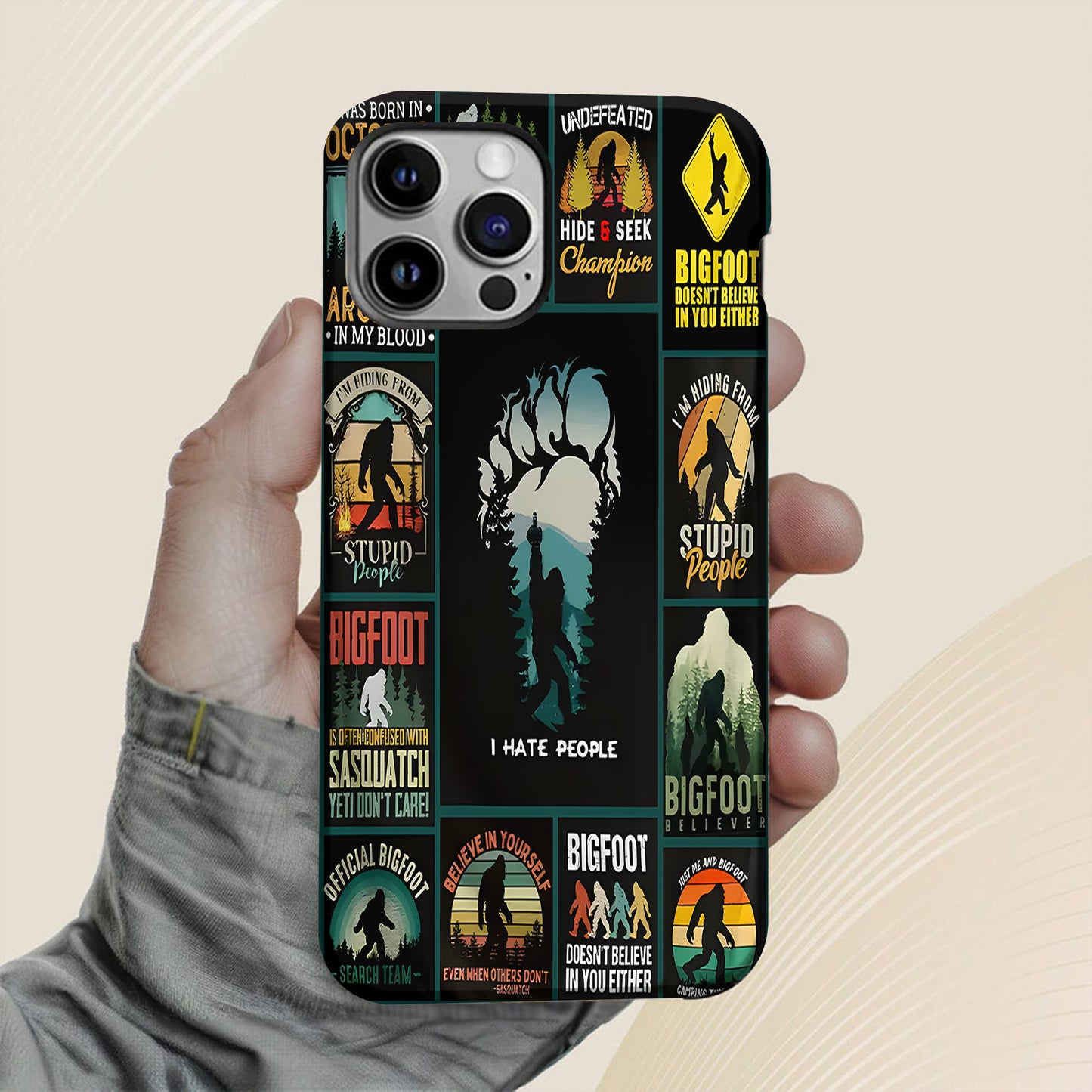 The Funny Bigfoot Collection Phone Case