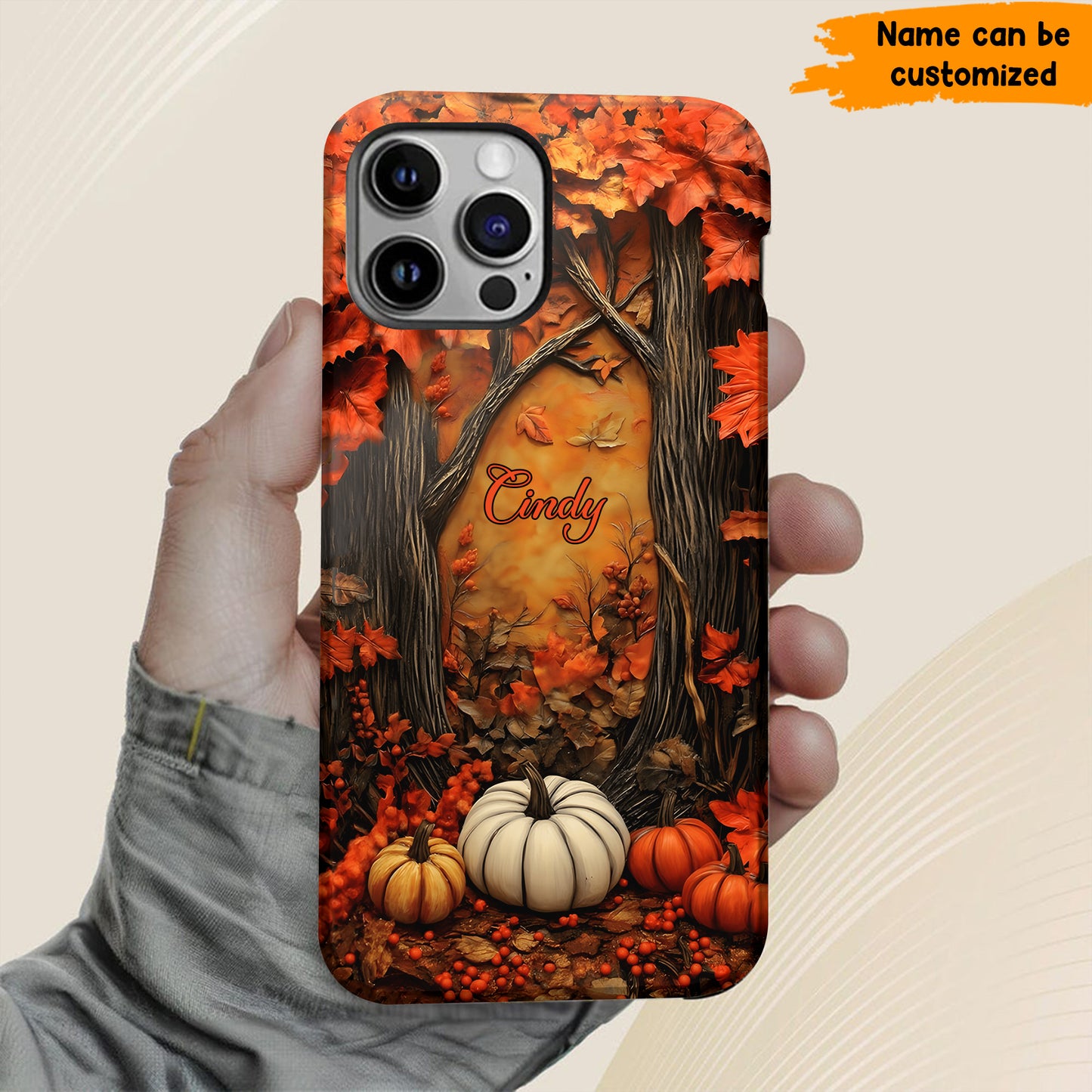 Personalized Autumn Forest Phone Case