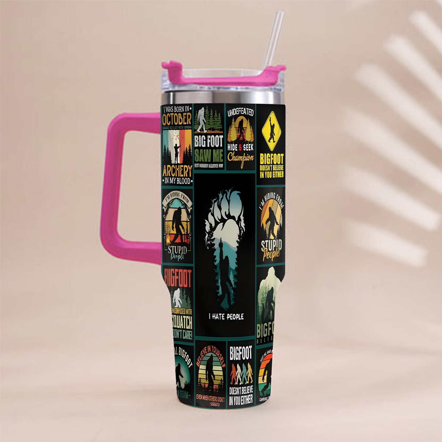 The Funny Bigfoot Collection Tumbler 40oz