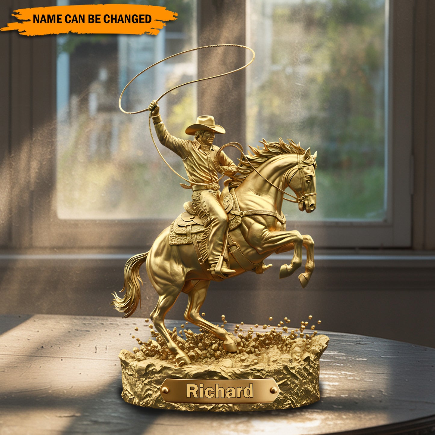 Cowboy Legend – Personalized Western Acrylic Plaque