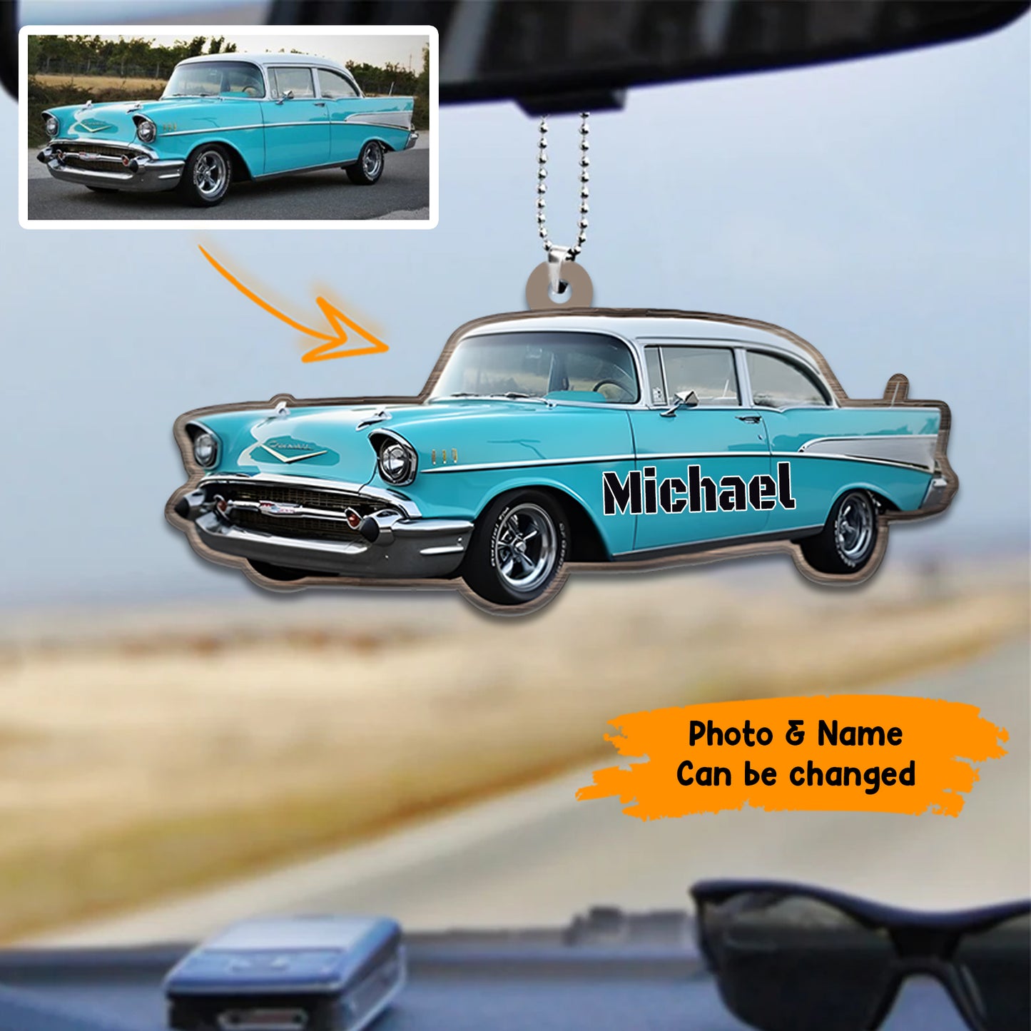 Car - Personalized Shape Car Ornament