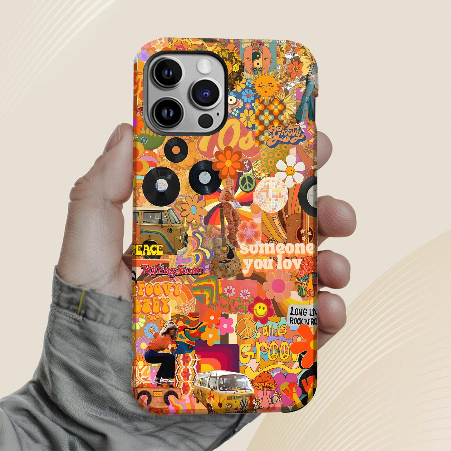 Groovy – 70s Retro Vibes Phone Case