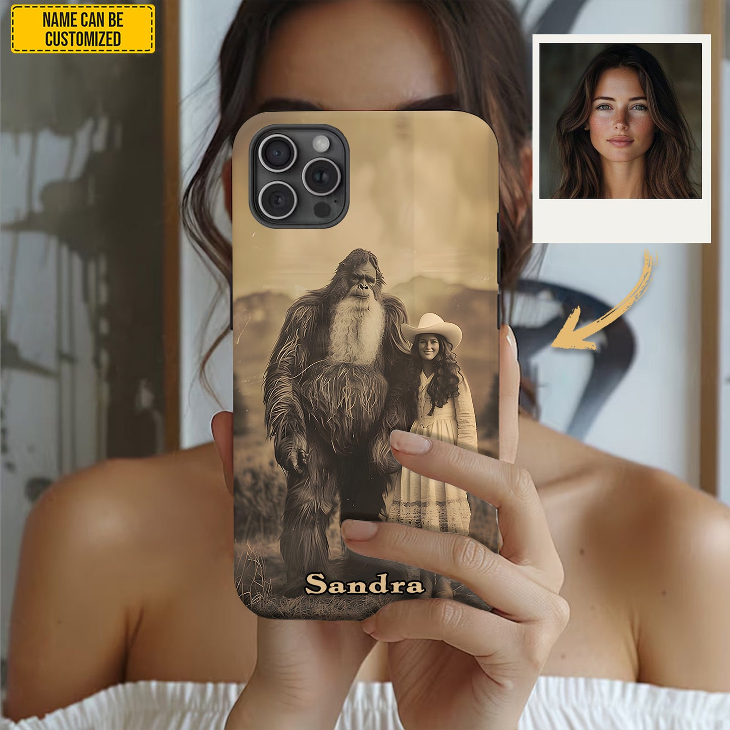 Proof I Found Bigfoot – Personalized Funny Phone Case