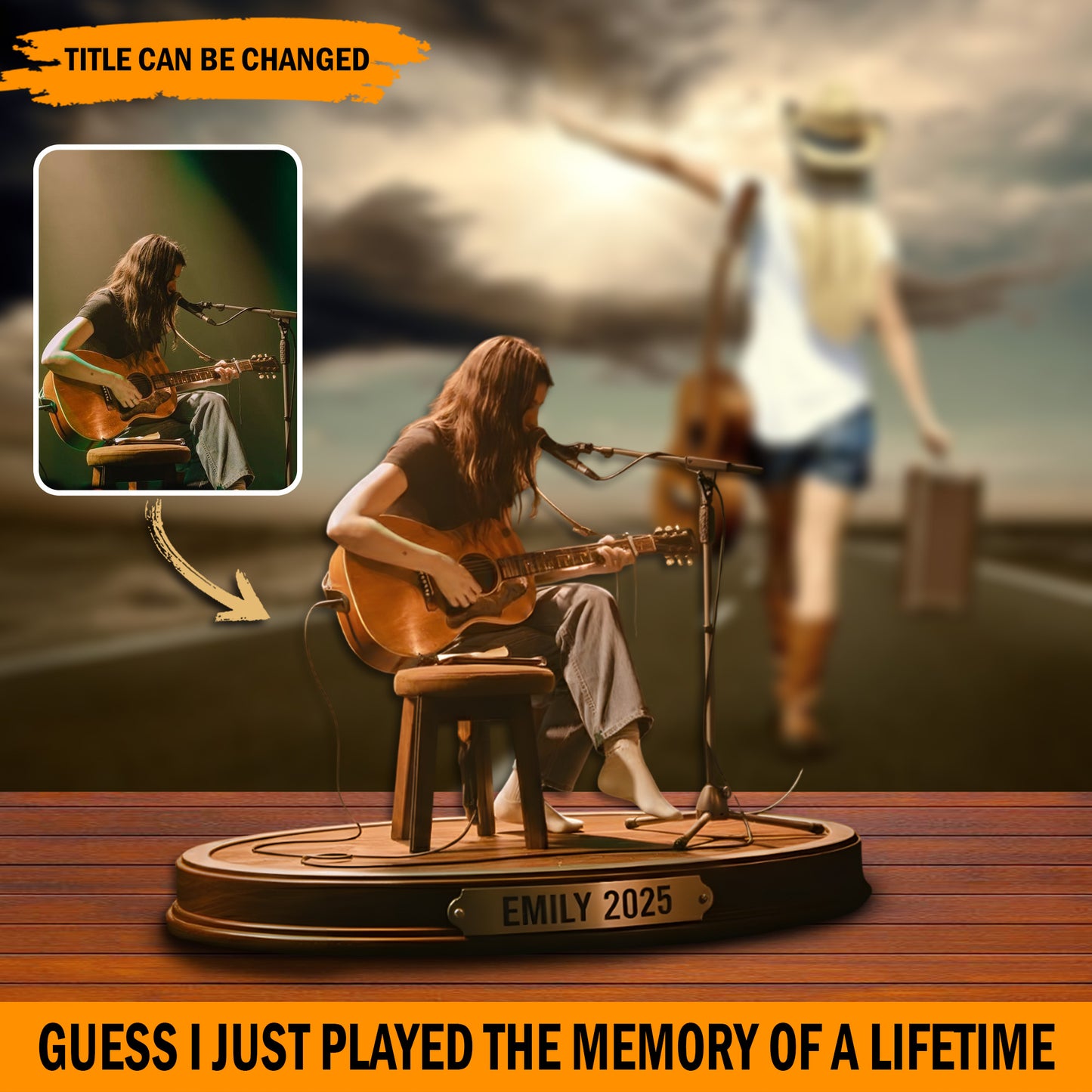 Country Memories – Personalized Photo Acrylic Plaque