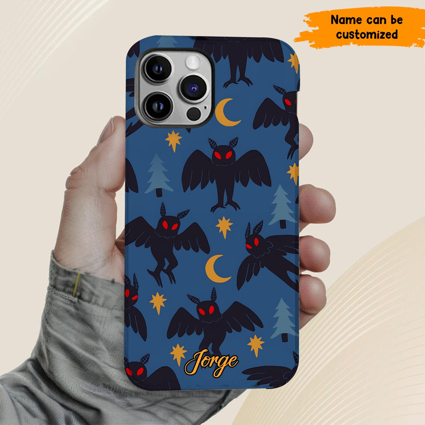 Cryptid Cutie – Personalized Mothman Phone Case