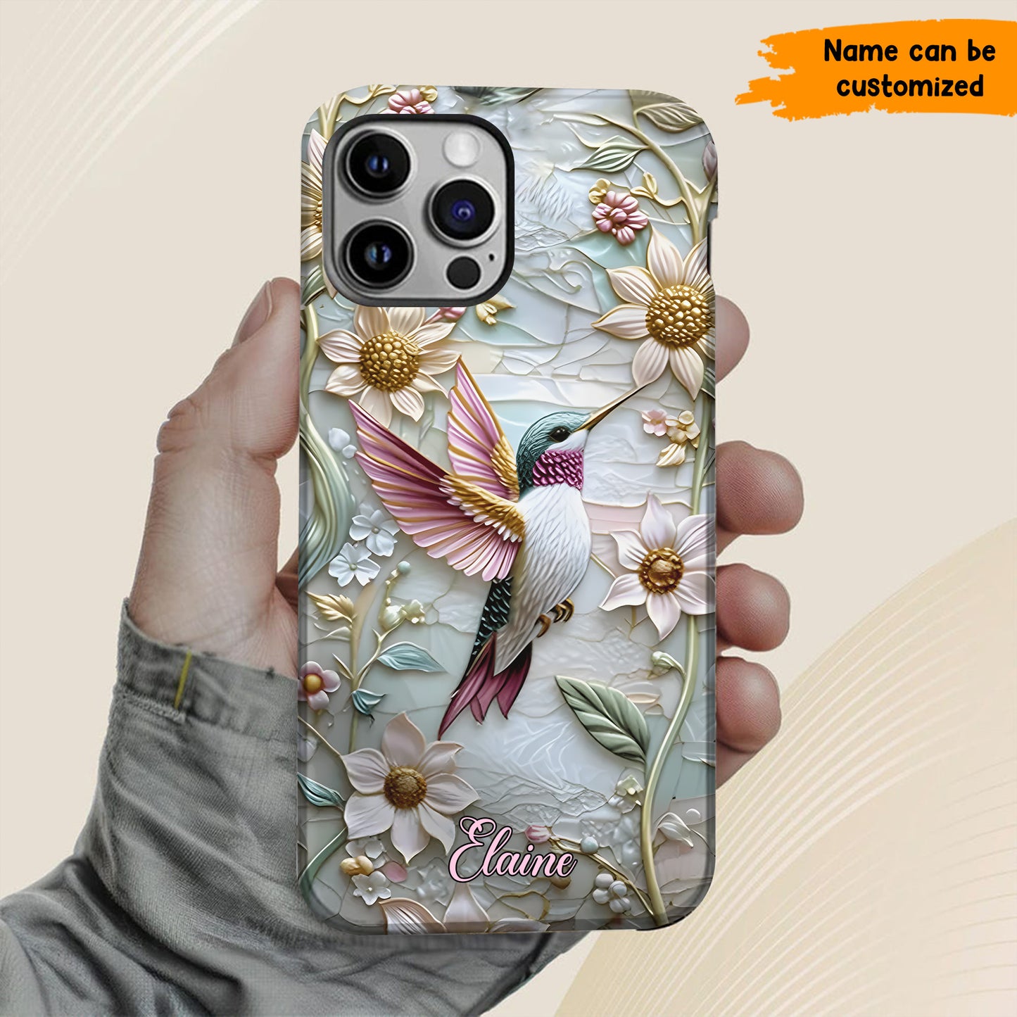 Love Hummingbird - Personalized Hummingbird Phone Case