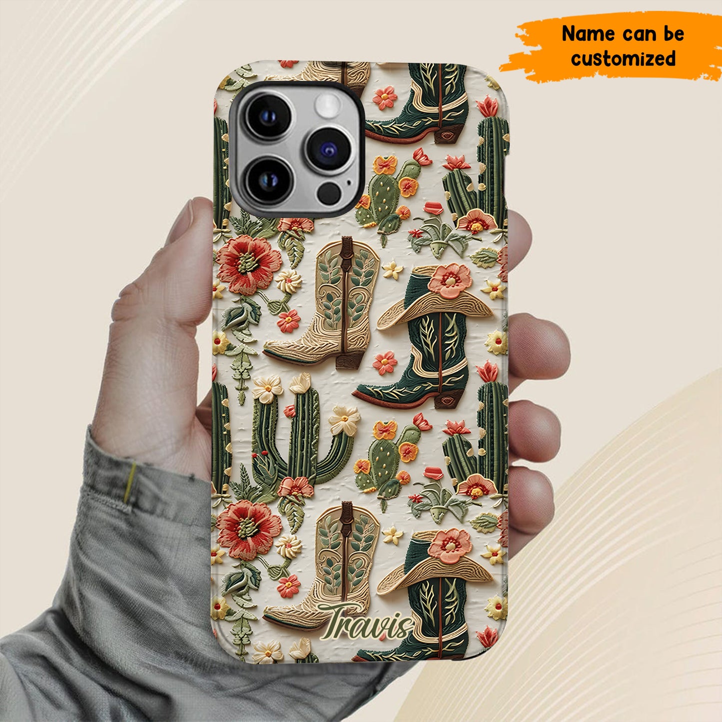 Personalized CowBoy Cowgirl Phone Case