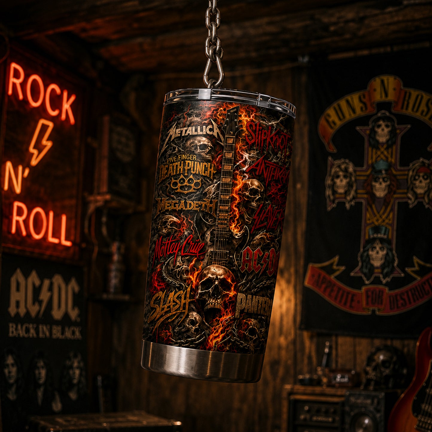 Rock Lovers - Classic Rock Legends Tumbler Version 7