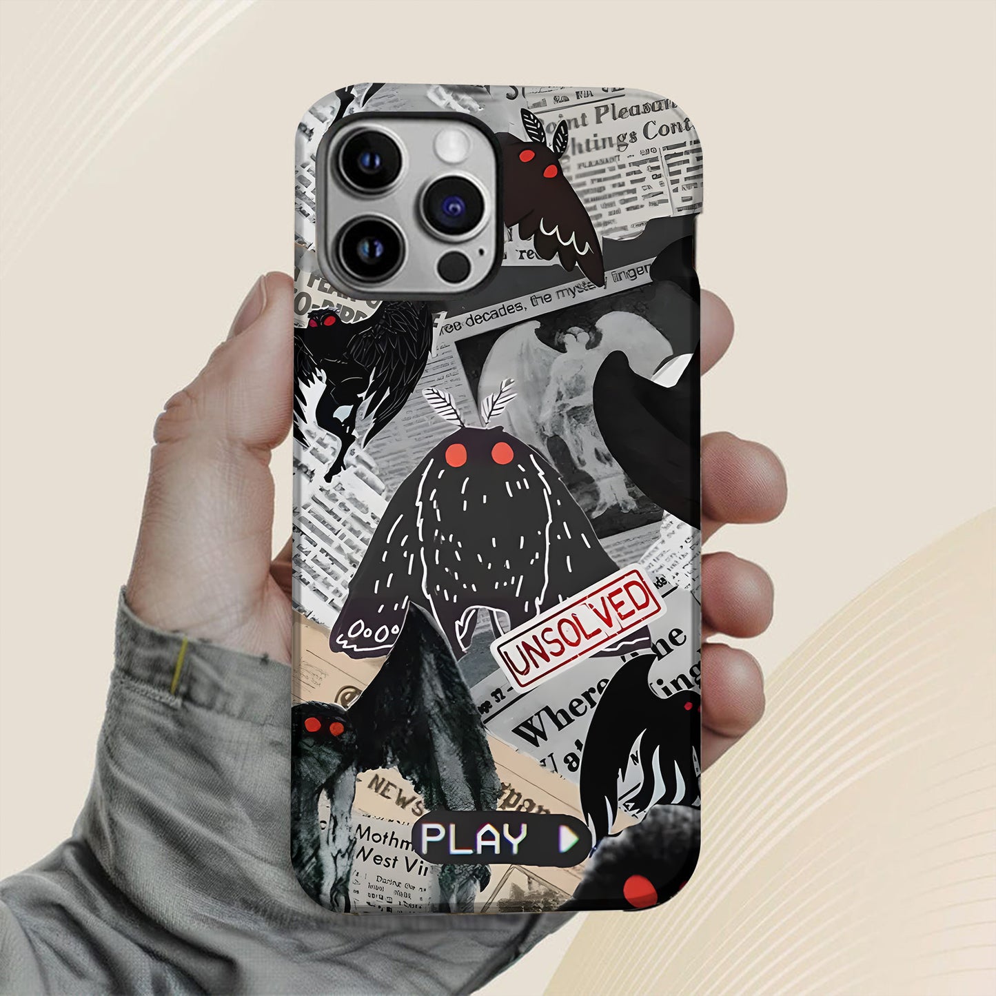Mothman “Unsolved” Phone Case