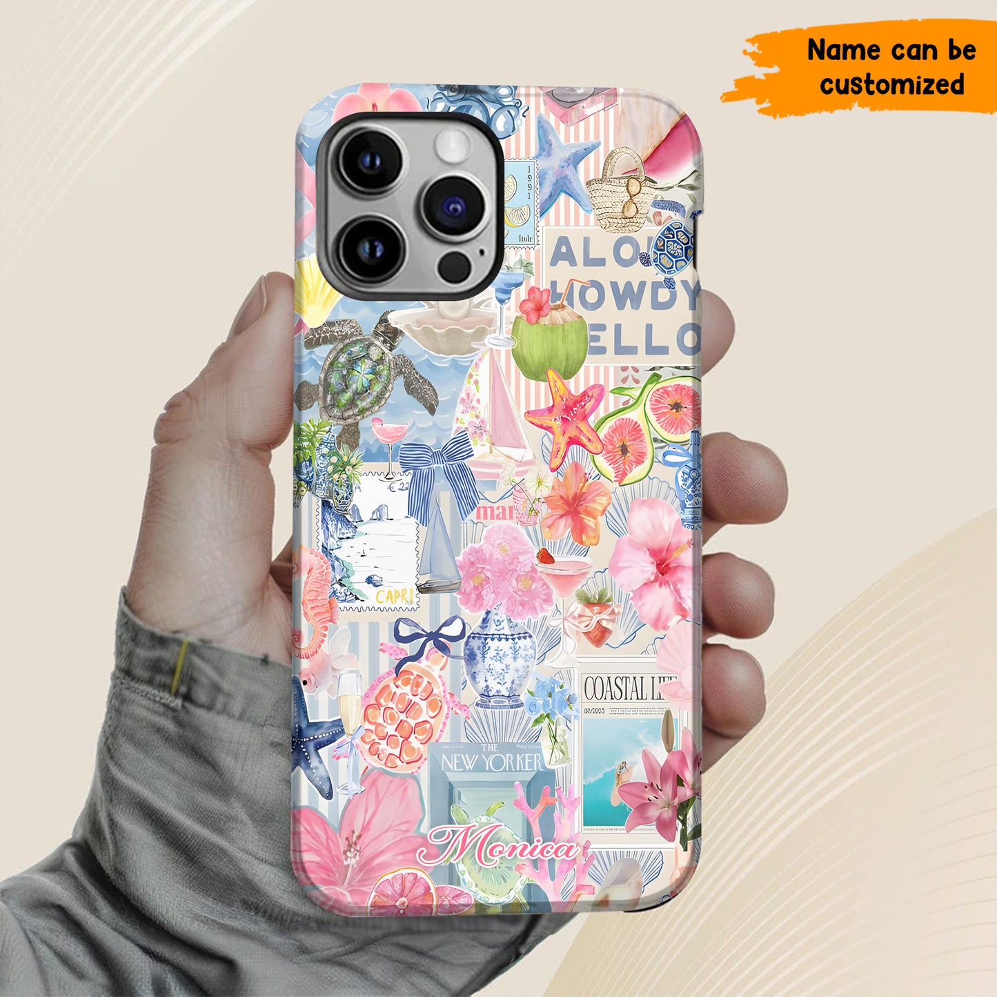Personalized Sea Animals Ocean Phone Case