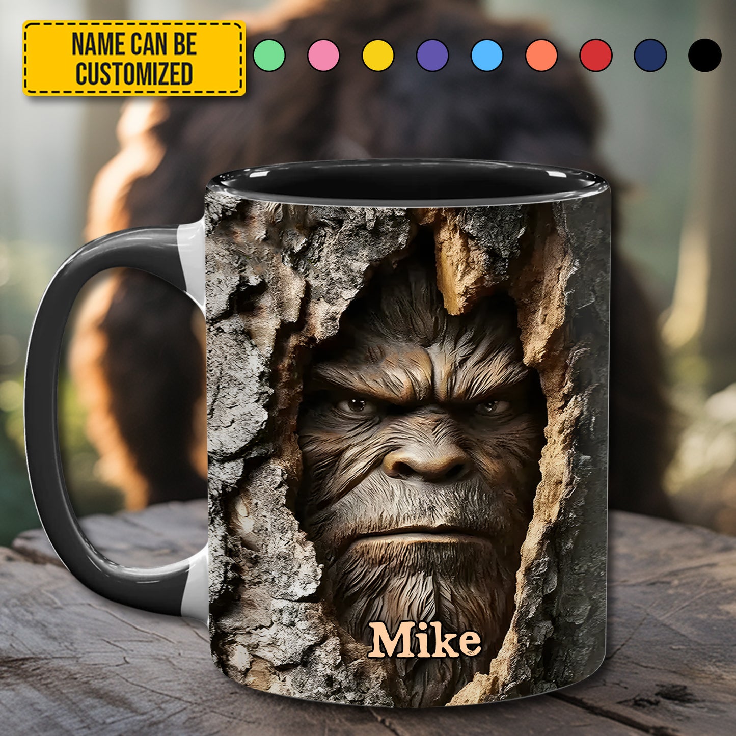 Legendary Bigfoot – Personalized Funny Accent Mug