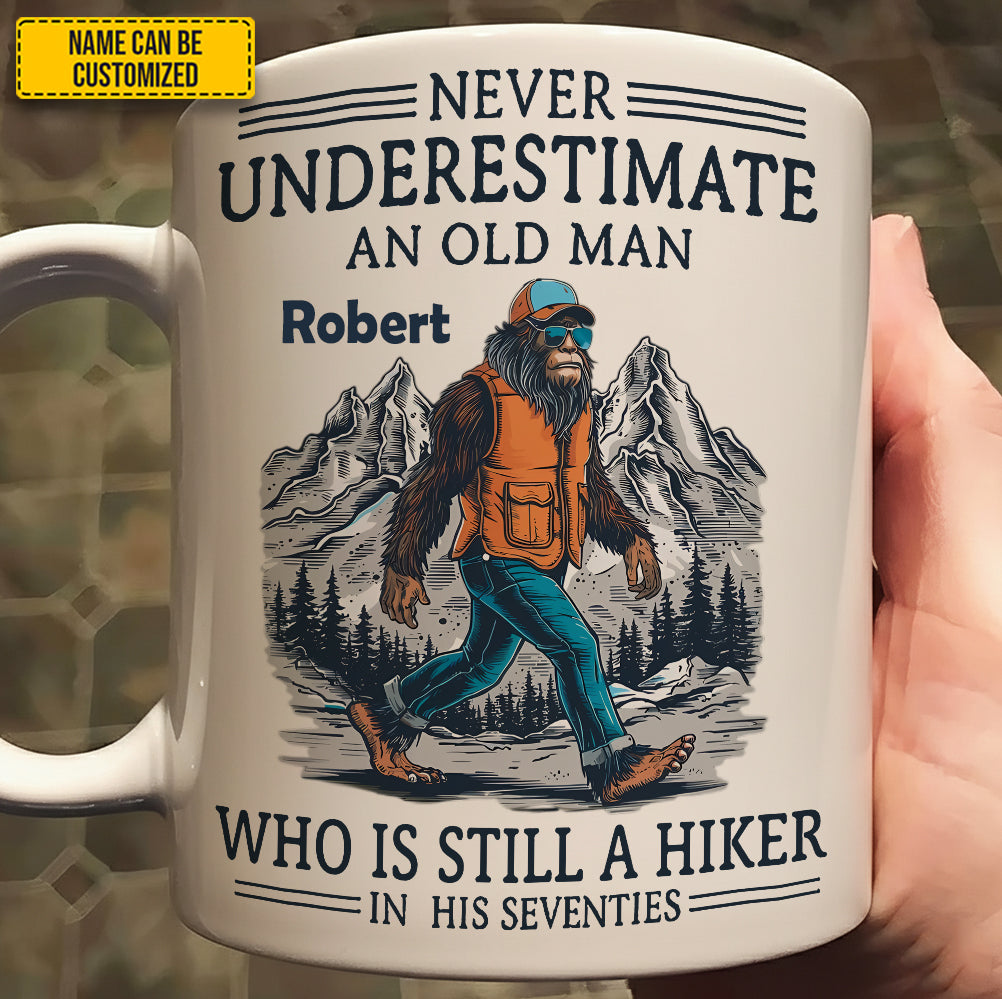 Backwoods Legend – Personalized Sasquatch White Mug