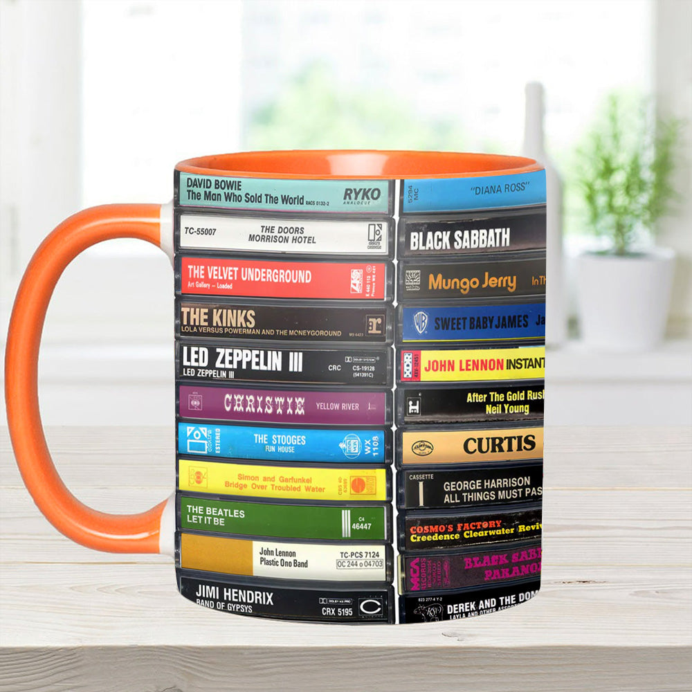 Music from 1970 Cassette Accent Mug