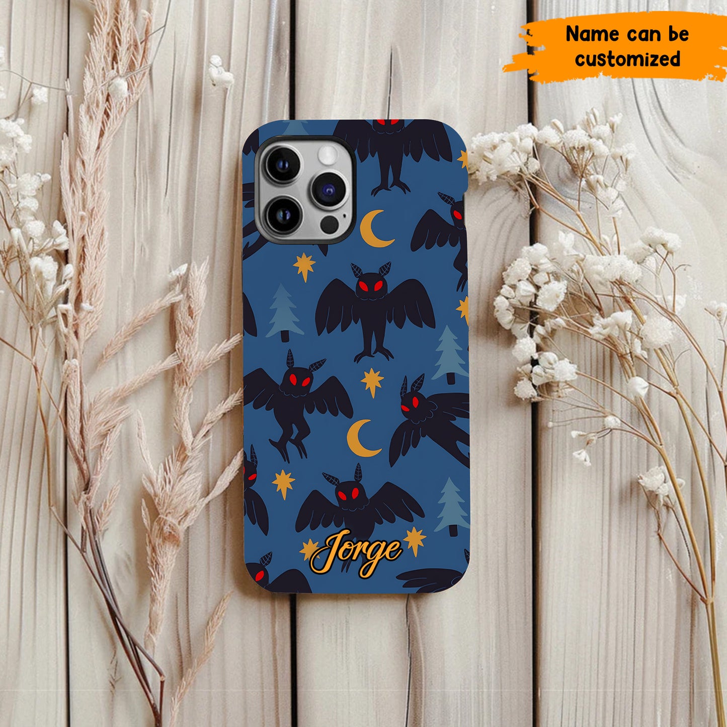 Cryptid Cutie – Personalized Mothman Phone Case