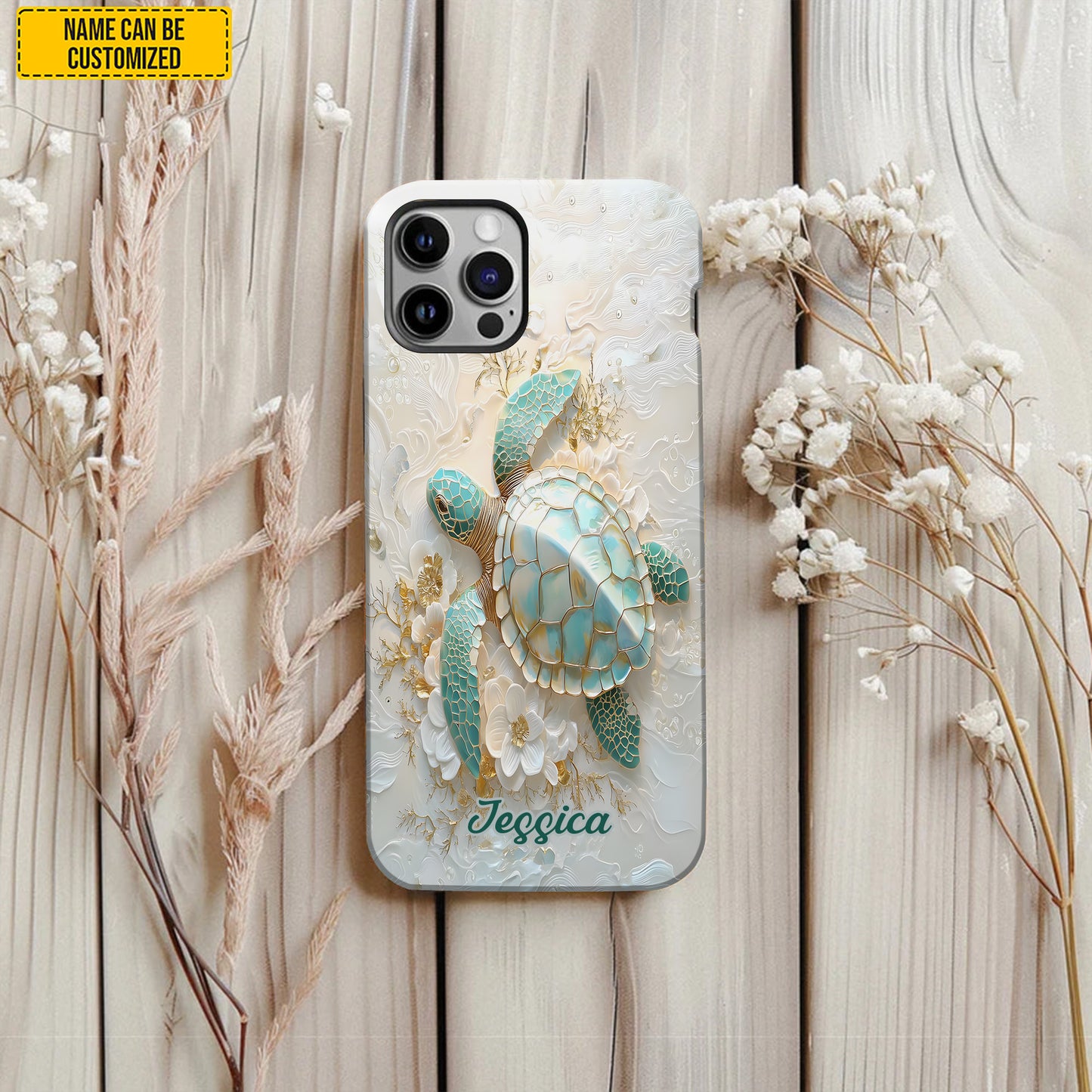 Personalized Ocean Turtle Phone Case