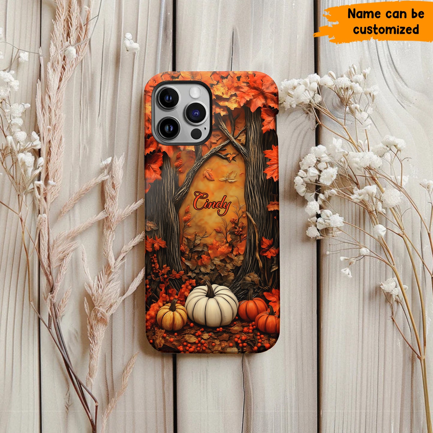 Personalized Autumn Forest Phone Case