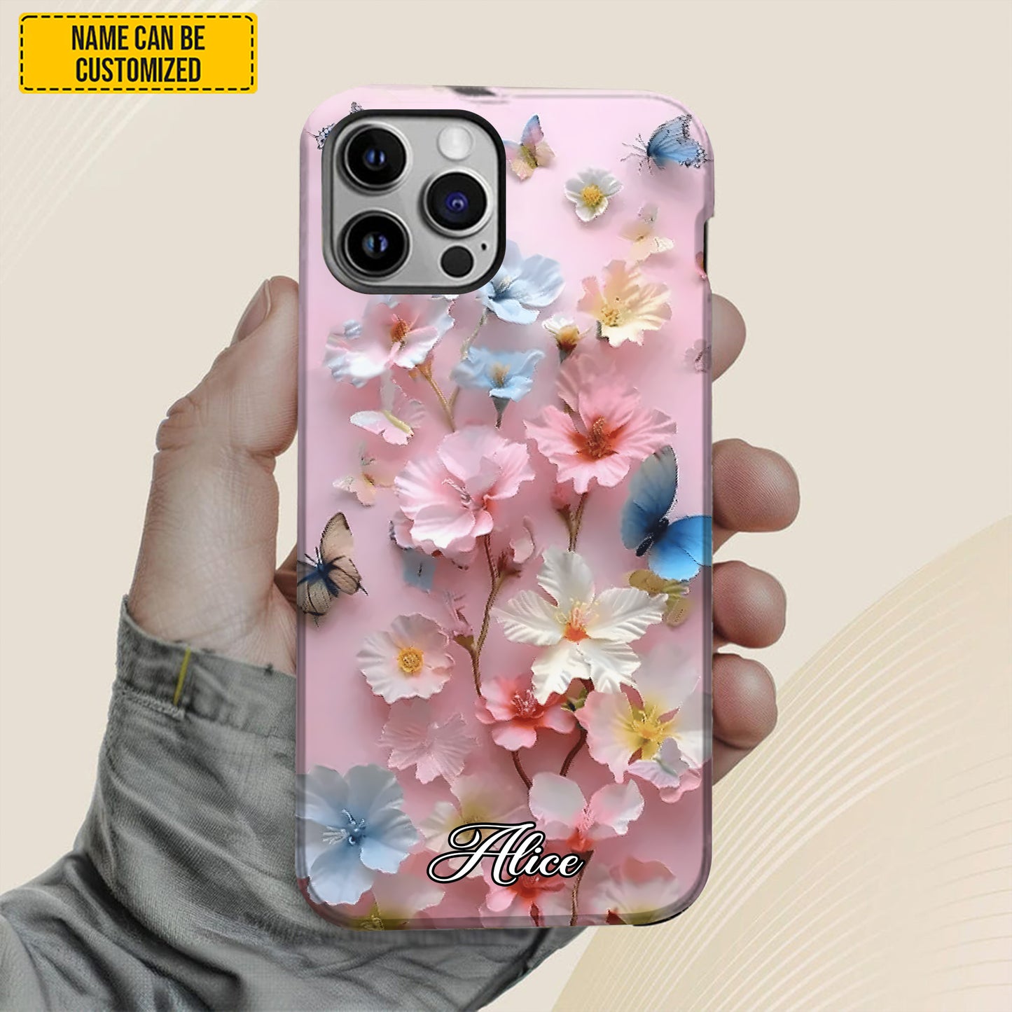 Personalized Beautiful Flower Phone Case