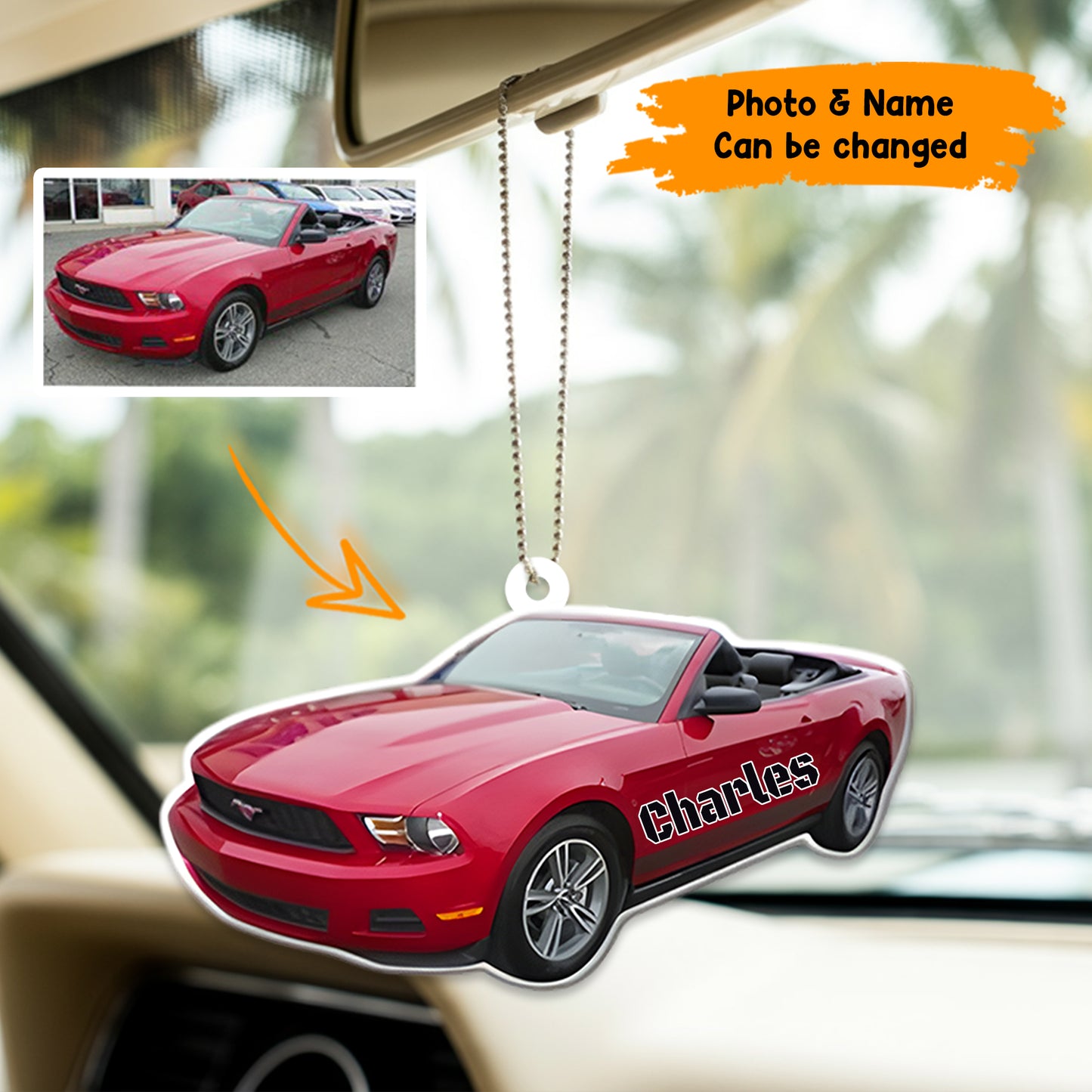 Car - Personalized Shape Car Ornament
