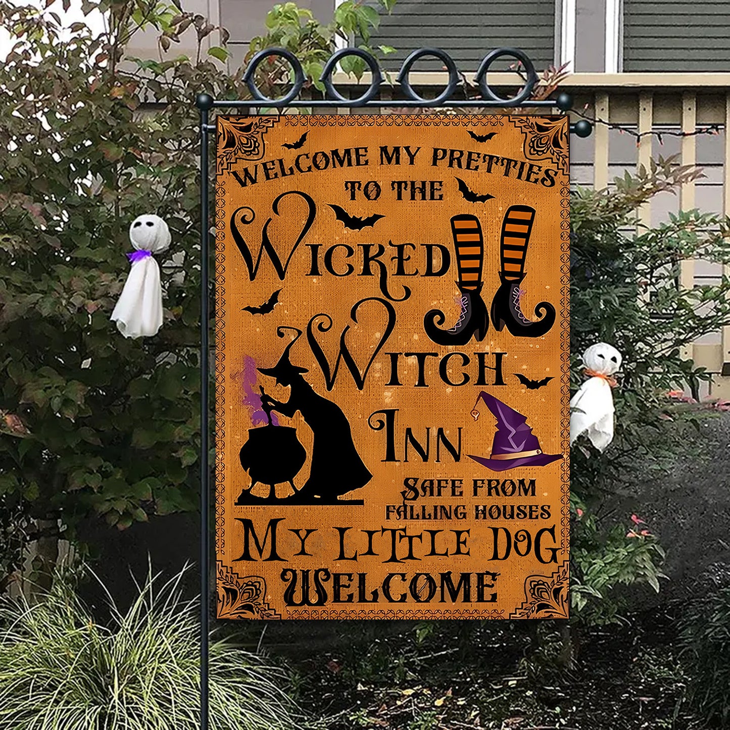 Welcome to the Wicked - Halloween Garden Flag, House Flag