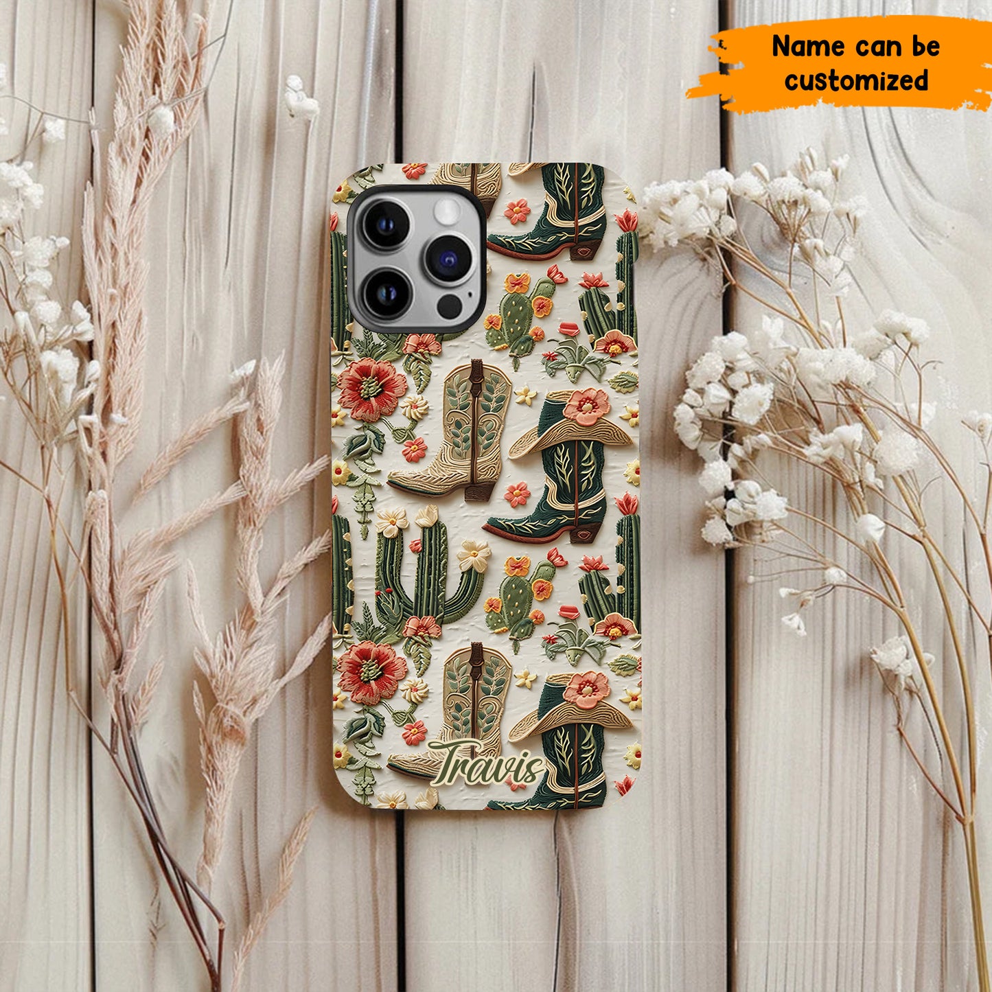 Personalized CowBoy Cowgirl Phone Case