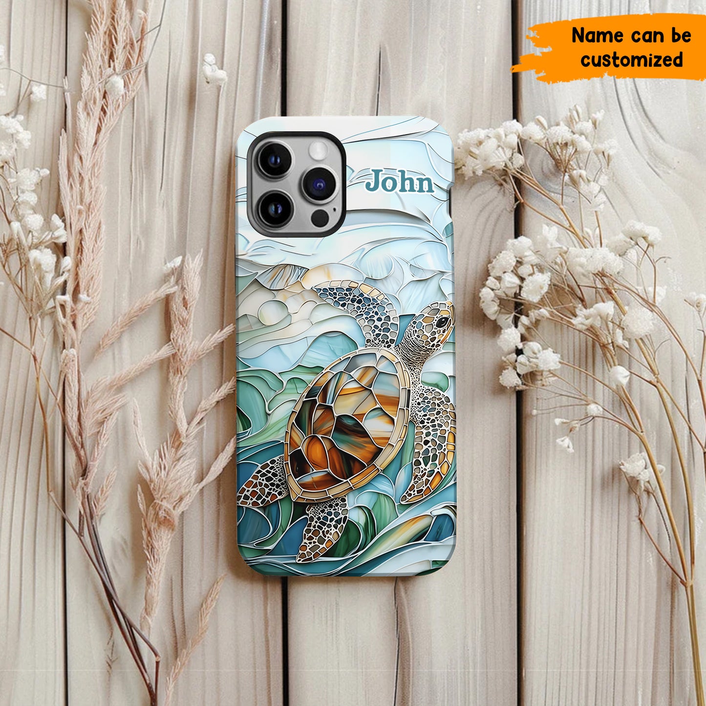 Sea Turtle - Personalized Turtle Phone Case