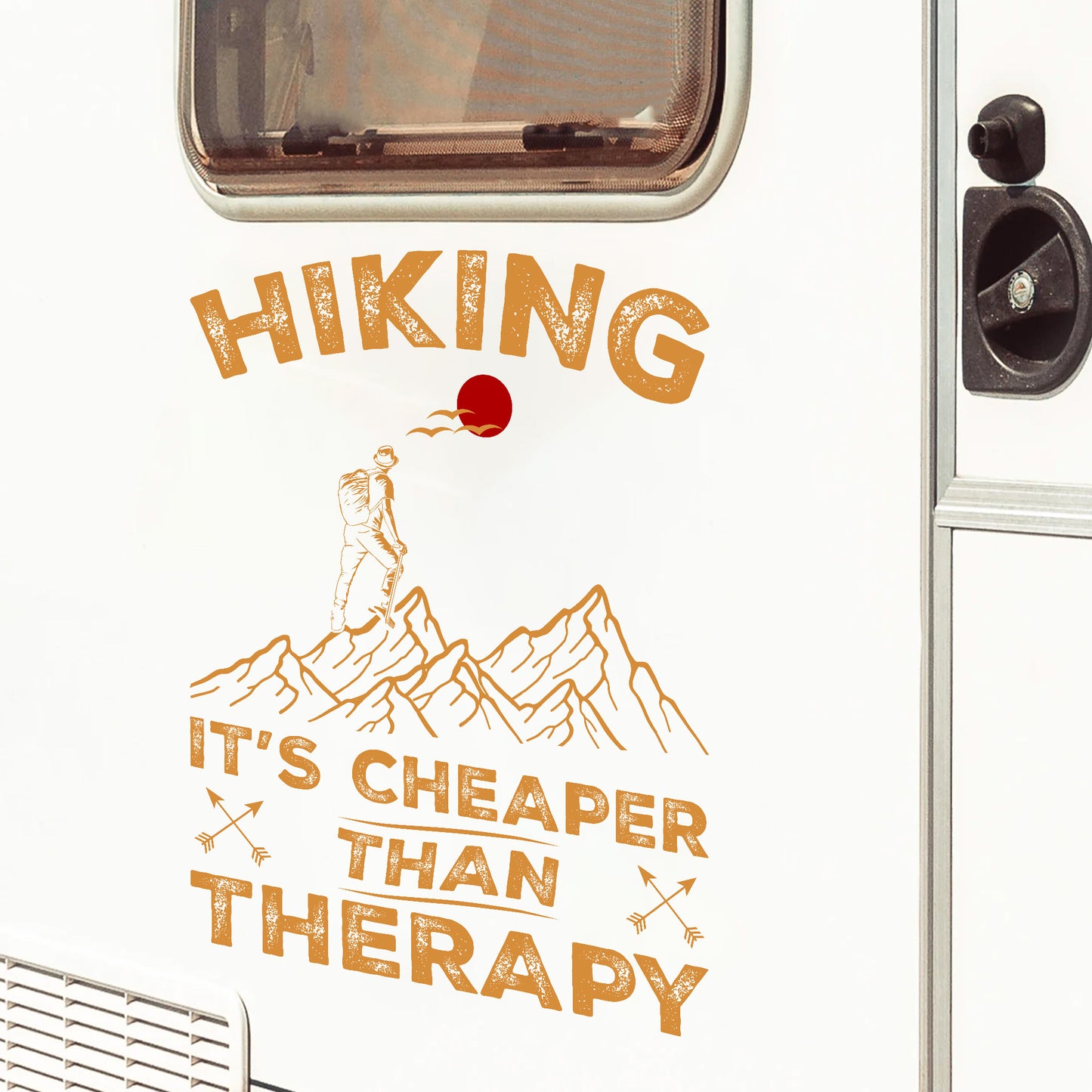 Mountain Retirement Dreams Decal, Decor Decal
