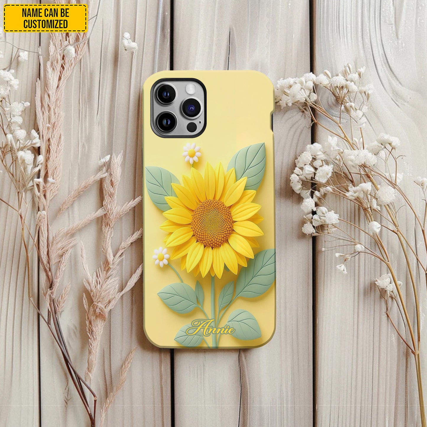Beautiful Sunflower - Personalized Phone Case