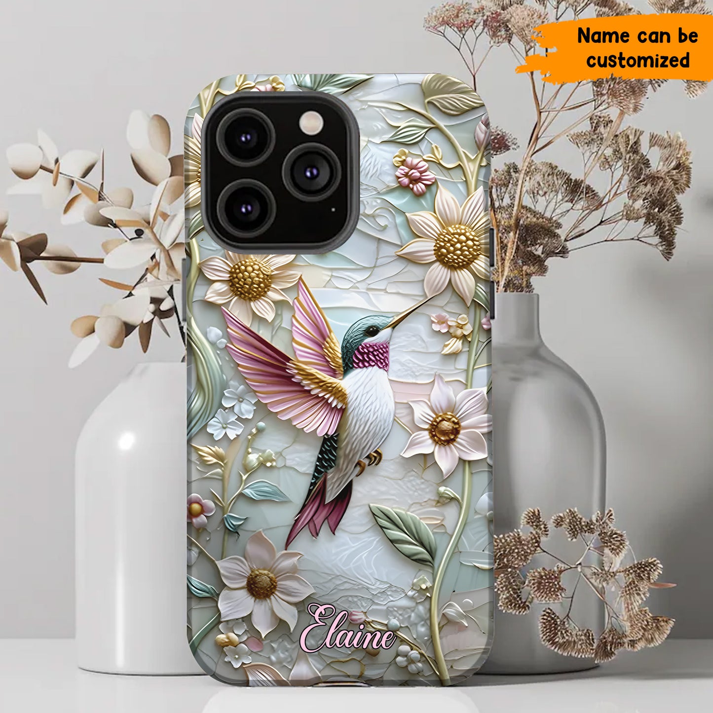 Love Hummingbird - Personalized Hummingbird Phone Case