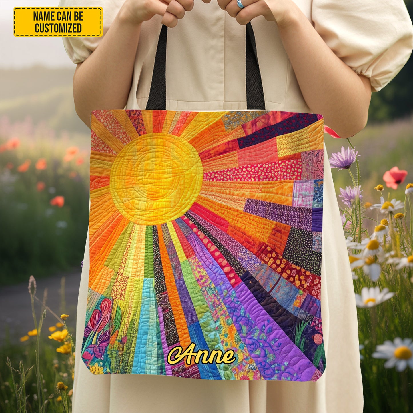 Personalized Sunshine Tote Bag